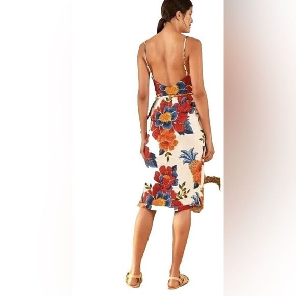 Farm Rio Floral Print Dress - Picture 3 of 10